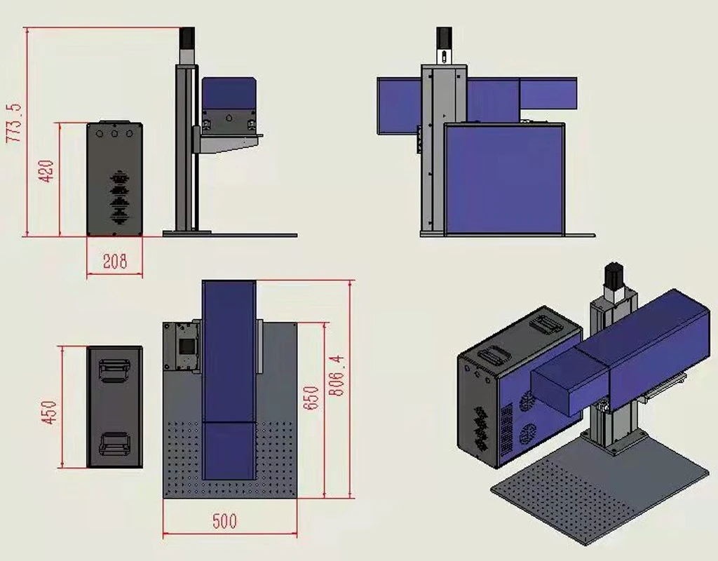 3D UV laser machine