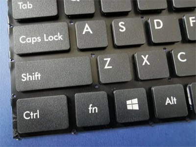 Laser marking technology applied to keyboard